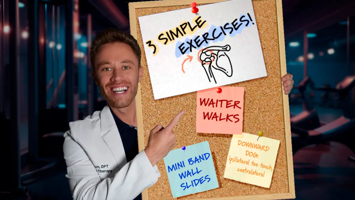 Fix Shoulder Instability with 3 Easy Exercises